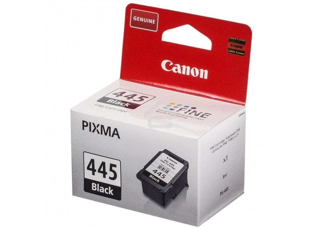 Картридж струйный Canon PG-445 (8283B001), для Canon MG2540, черный, 180 стр.