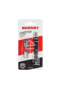 Отвертка с насадками 6 шт. Rexant