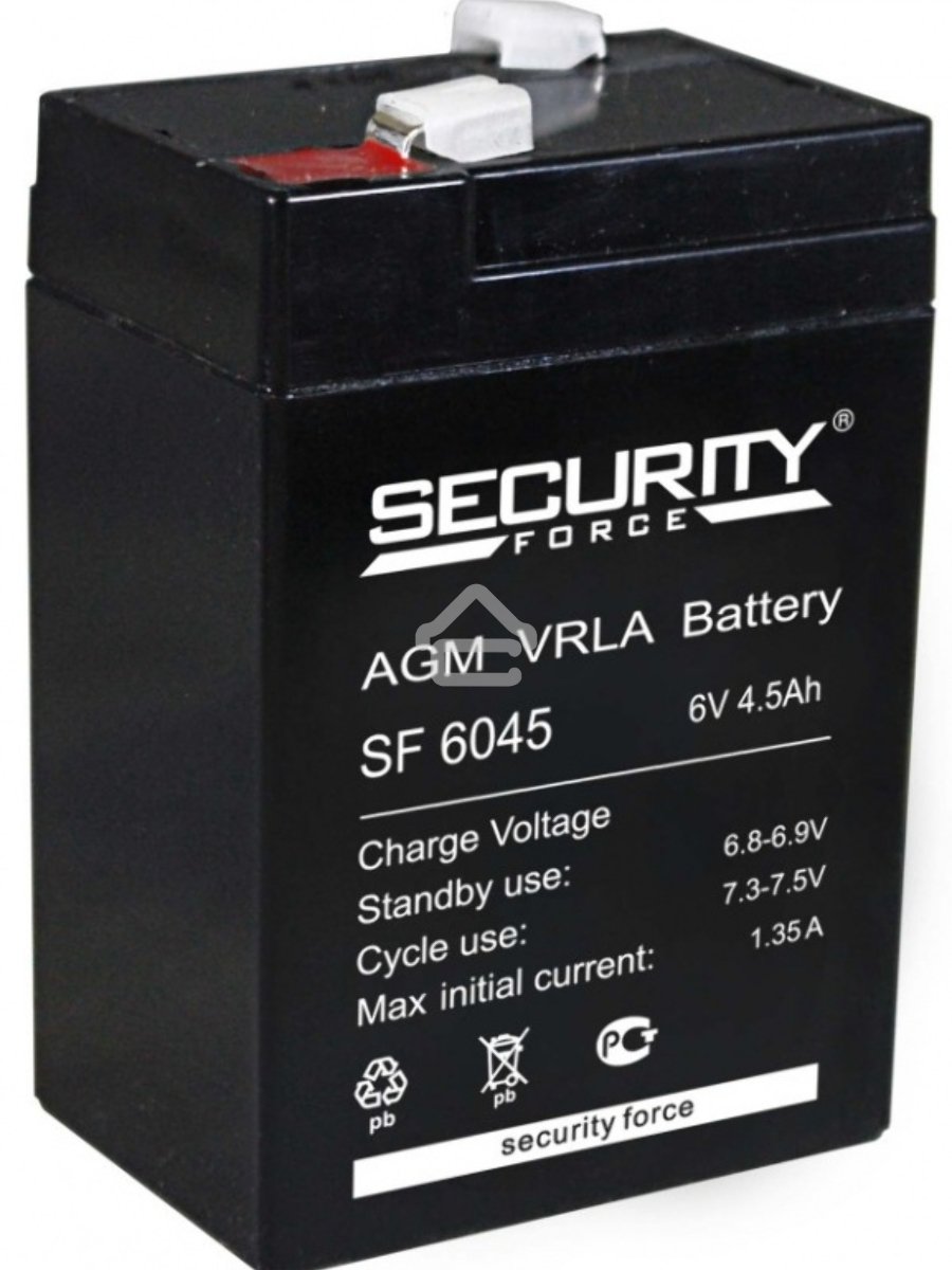 Батарея Delta Security Force SF 6045 (6V 4.5Ah)