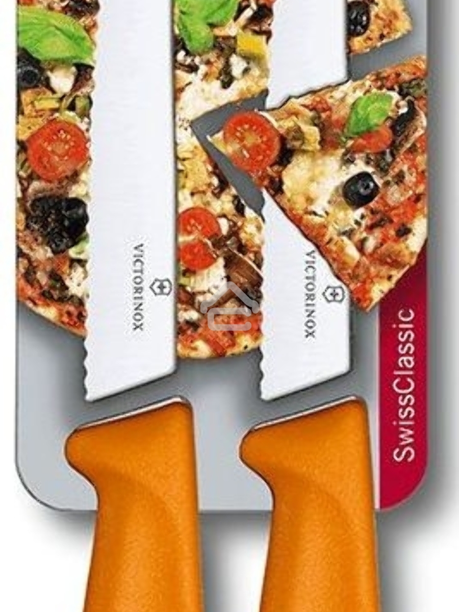 Набор ножей кухон. Victorinox Swiss Classic (6.7936.12L9B) компл.:2шт оранжевый блистер