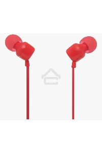 Наушники-гарнитура JBL T110 красный