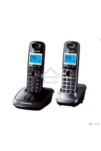 Телефон беспроводной (DECT) Panasonic KX-TG2512RU2 {Доп трубка в комплекте, АОН, Caller ID, спикерфон, полифония}
