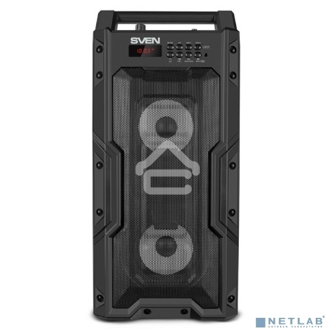 Колонка портативная Sven PS-435 черный 20W 2.0 BT/3.5Jack/USB 10м 2000mAh