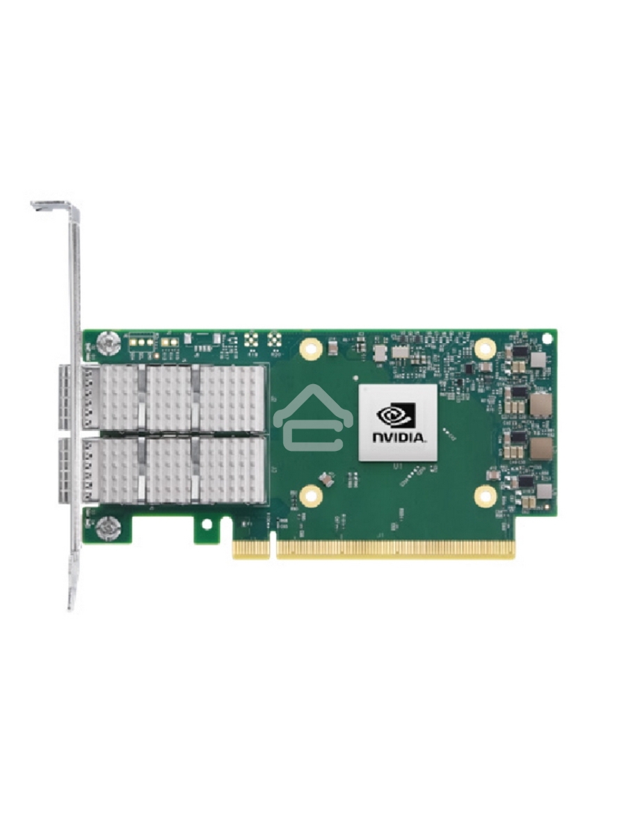 Сетевая карта/ ConnectX®-6 Dx EN adapter card, 100GbE, Dual-port QSFP56, PCIe 4.0 x16, Crypto and Secure Boot, Tall Bracket