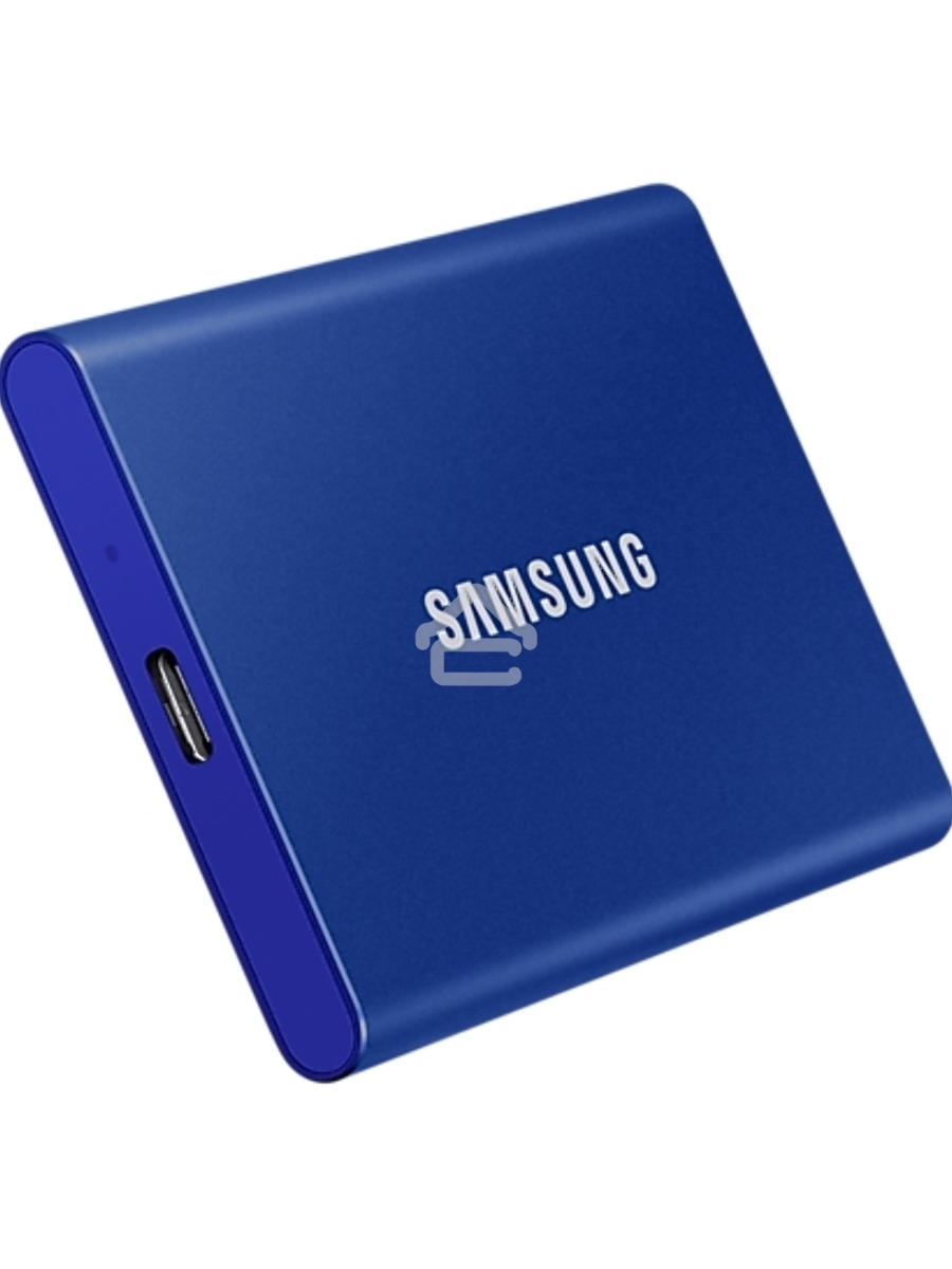 Твердотельный накопитель Samsung SSD 2TB T7, USB Type-C, R/W 1000/1050MB/s, Blue