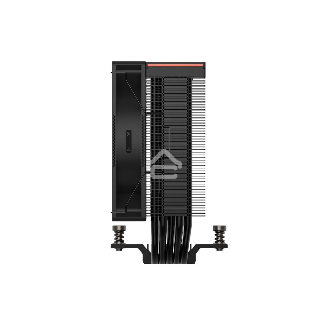 Устройство охлаждения (кулер) PcCooler RT500 Digital BK ARGb RT500-BKAWYL-GL черный 120мм алюминий+медь 2200rpm 32db 4-pin 240W