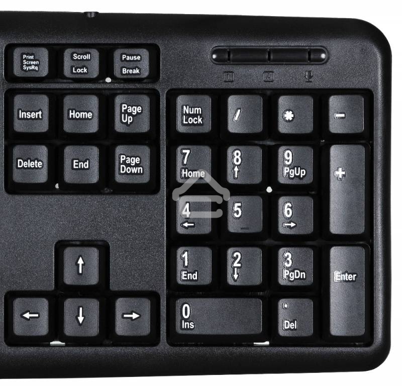 Клавиатура проводная Oklick 180M черный USB