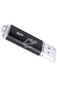 Флеш диск 64GB USB Drive <USB 3.0> Silicon Power Blaze B02 Black (SP064GBUF3B02V1K)