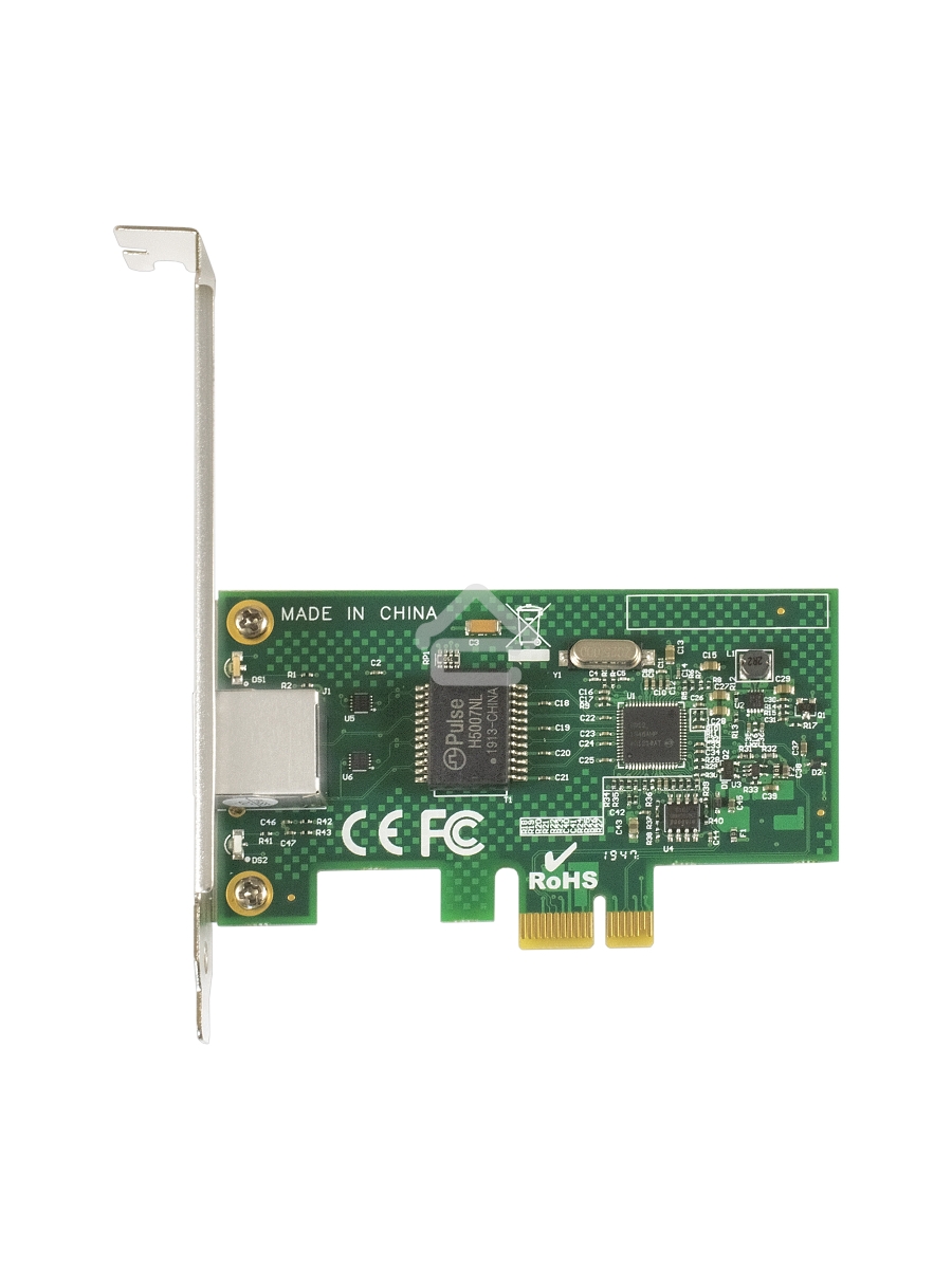 Сетевой адаптер ExeGate EXE-i210AT PCI Express 2.0 10/100/1000Mbps 1xRJ-45 (Copper) Intel WGI210AT