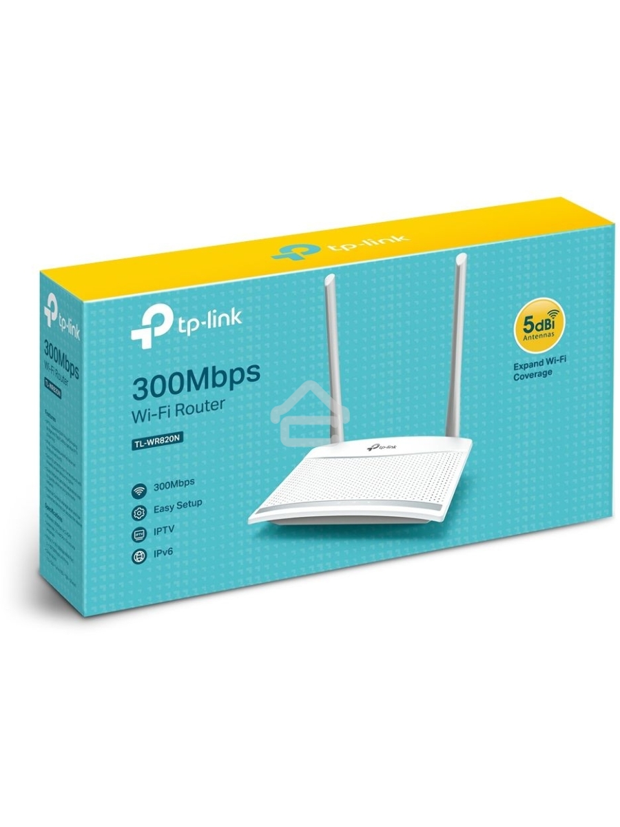 Роутер беспроводной TP-Link TL-WR820N N300 10/100BASE-TX белый