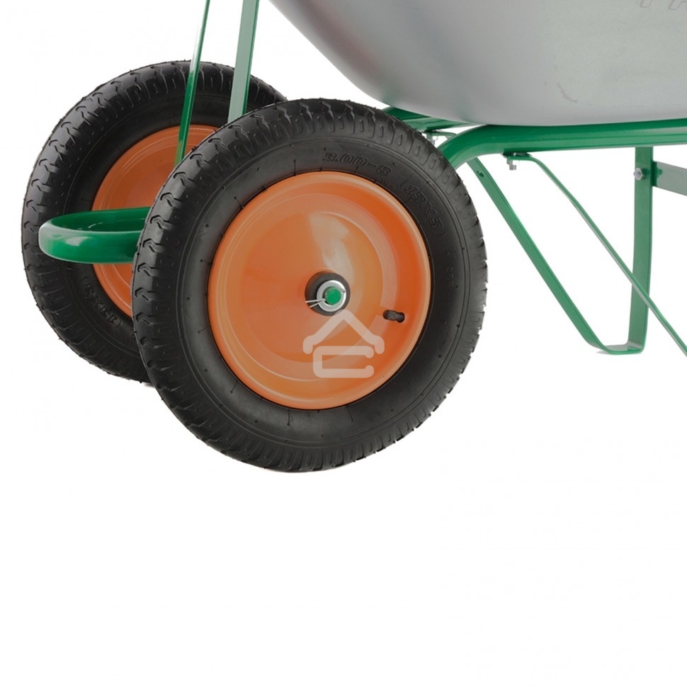 Тачка садовая Palisad 2-х колесная, грузоподъемность 170 кг, объем 78 л