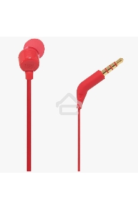 Наушники-гарнитура JBL T110 красный