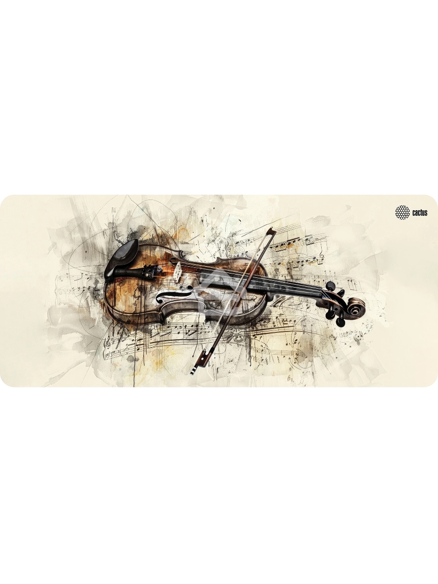 Коврик для мыши Cactus Musical 900x400x4мм (CS-MP-COR02XXL)