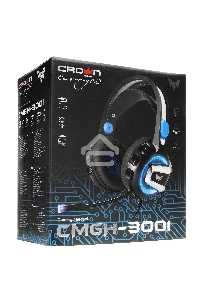 Гарнитура игровая Crown CMGH-3001 черный/синий