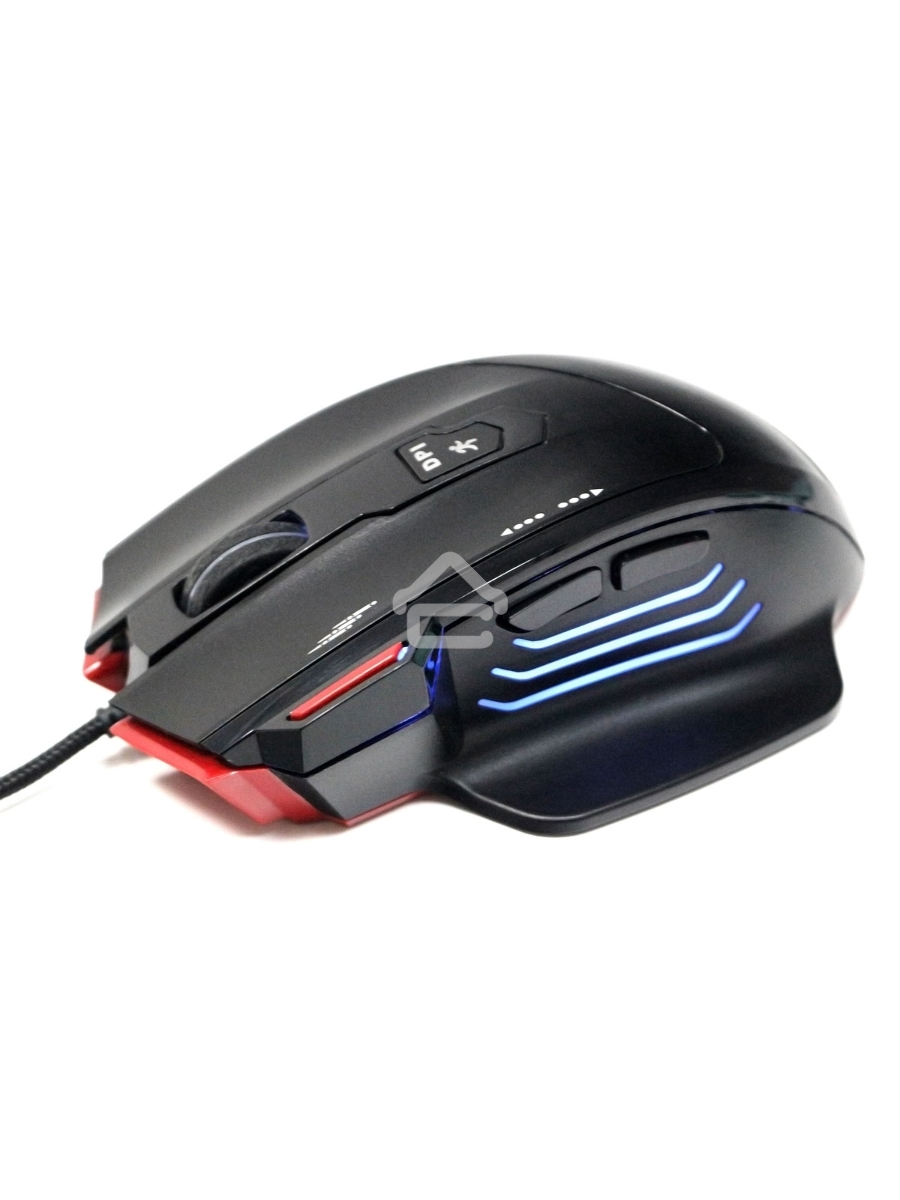 Мышь проводная Гарнизон GM-790G черный, 3200 dpi, USB, кнопки - 7
