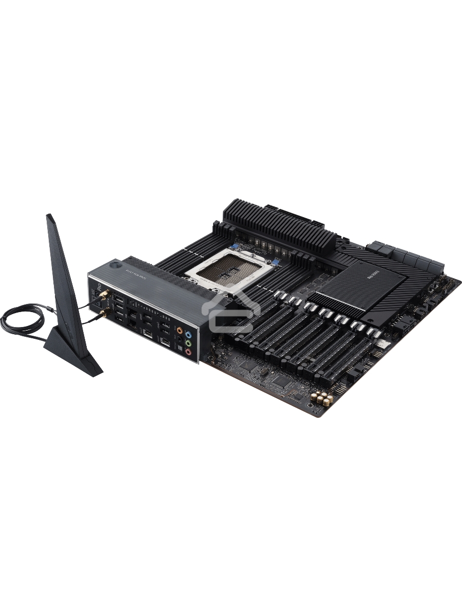 Материнская плата ASUS Pro WS WRX80E-SAGE SE WIFI, sWRX8, AMD WRX80, 8xDDR4, 8xSATA, 3xM.2, 7xPCI-E 4.0 x16, 2x 10Gb LAN, 8xUSB-A 3.2 Gen 2, 5x3.5 мм, 7.1, E-ATX