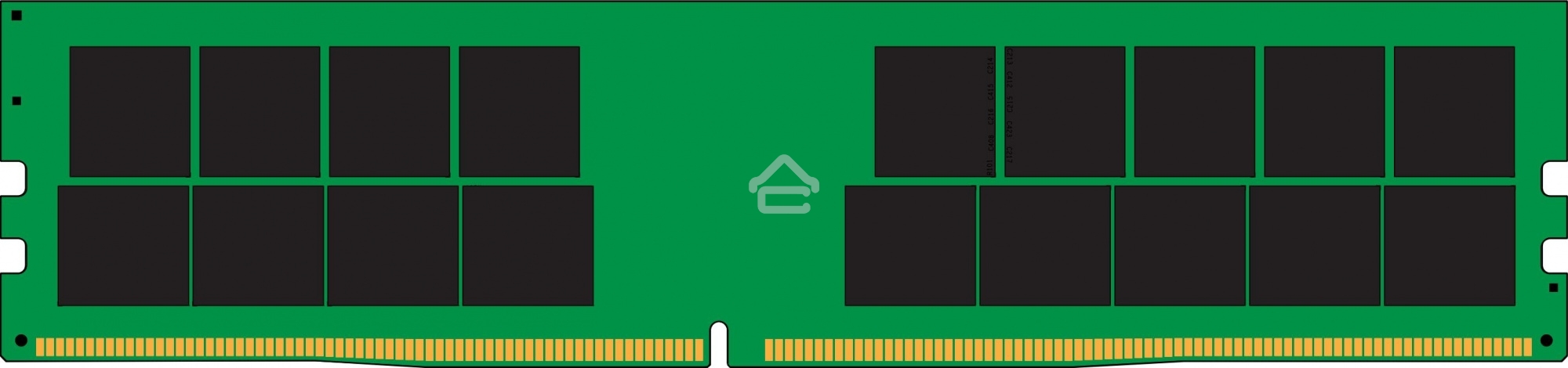 Оперативная память Kingston Server Premier, DDR4, 64GB (2x32 GB), 3200 MHz, CL22, ECC, RDIMM