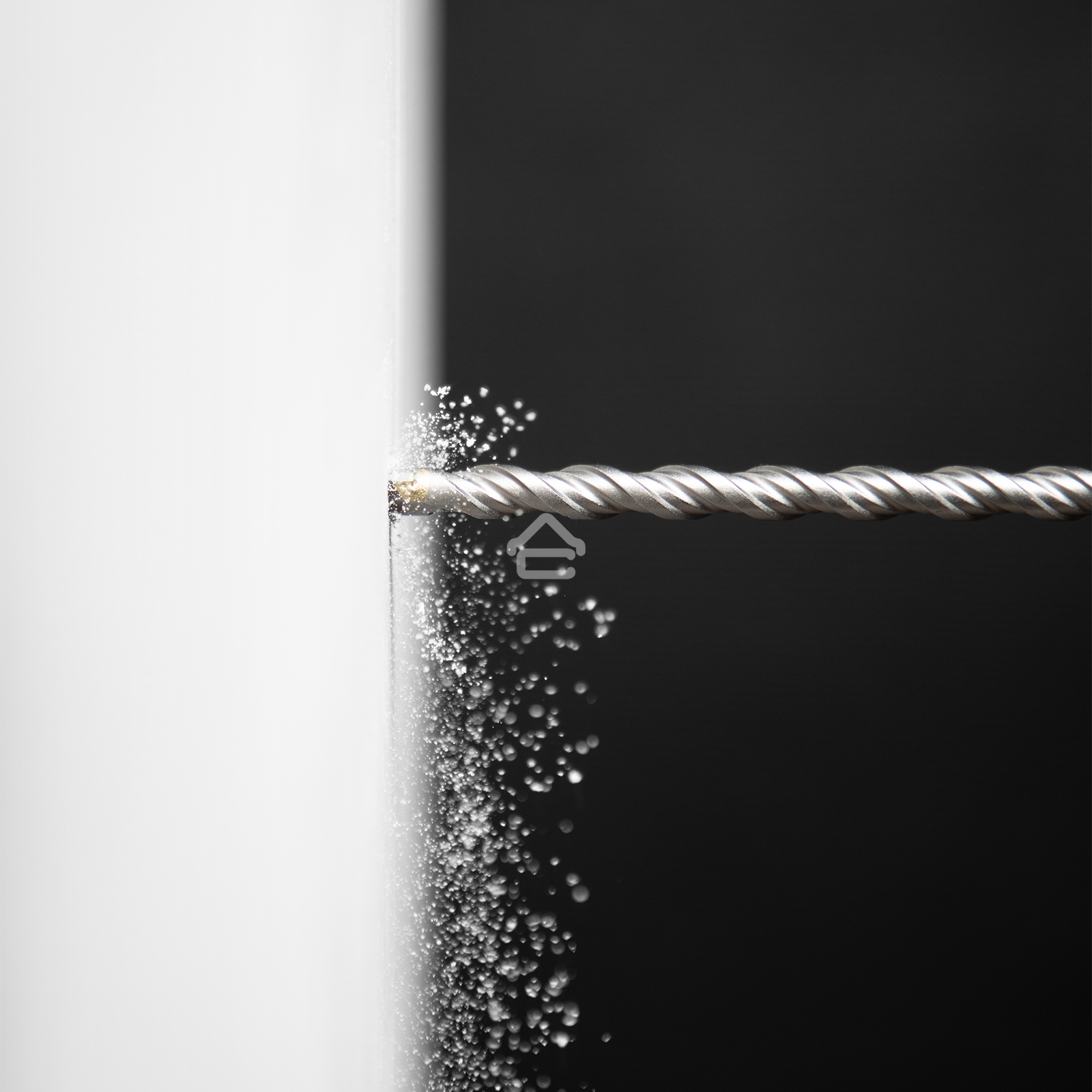 Бур по бетону Denzel двойная спираль, Cobalt W-tip, 6x260 мм, SDS PLUS