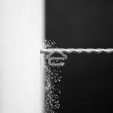 Бур по бетону Denzel двойная спираль, Cobalt W-tip, 6x260 мм, SDS PLUS