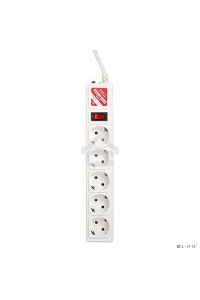 Сетевой фильтр Powercube SPG-B-15-WHITE 5м (5 розеток) белый (коробка)