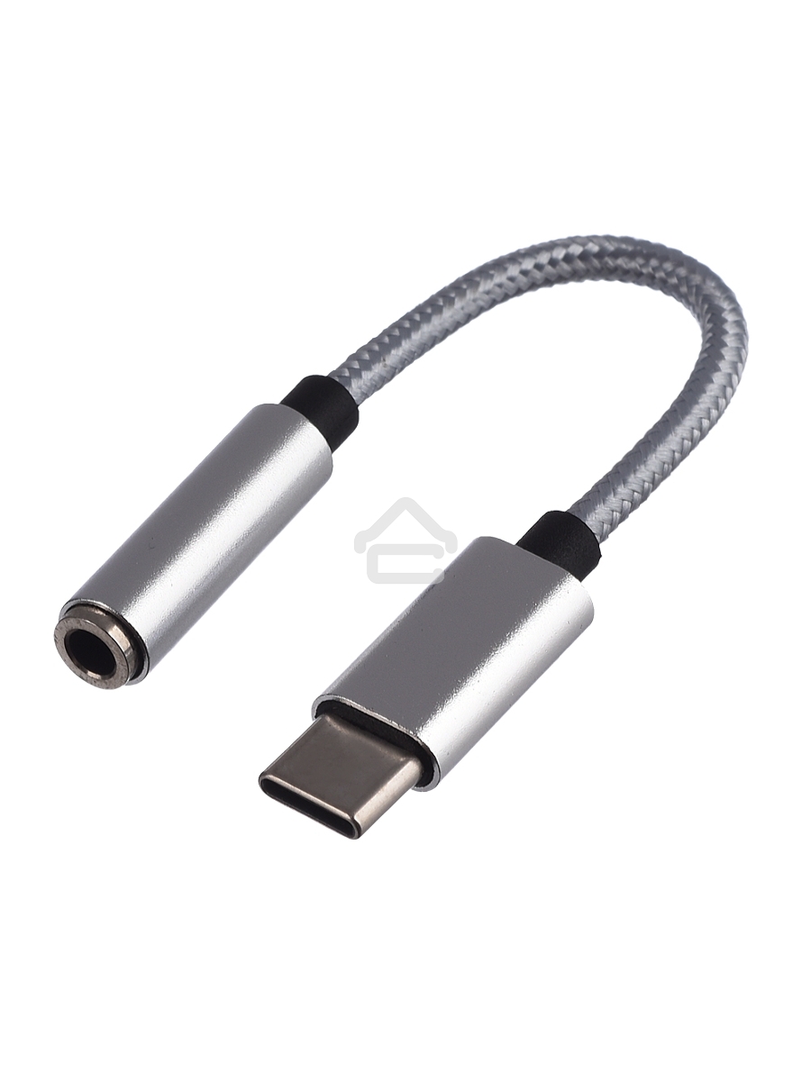 Адаптер GoPower Jack3.5MM(F)-TYPE-C(M) 00-00027481 0.1M белый