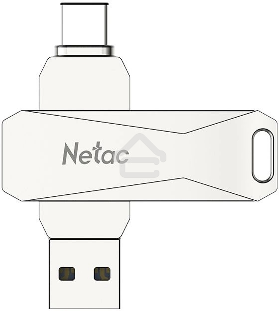 Флешка USB Netac U782C dual USB 3.0+TypeC 64Gb, retail version