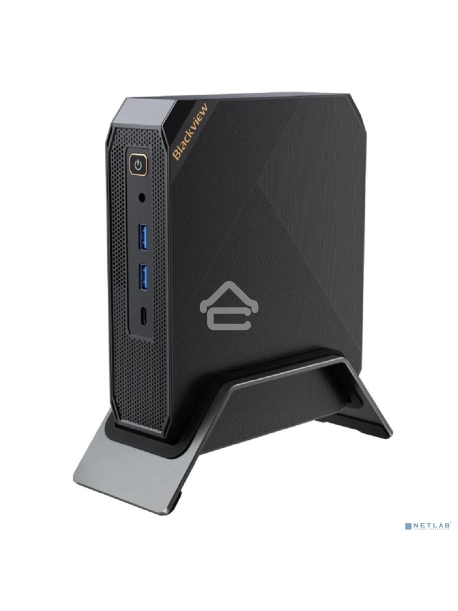 Мини ПК Blackview MP200 (Intel I9-11900H) 16+1TB, WIFI a/b/g/n/ac, Bluetooth 4.2, Win11 Pro, USB3.0, HDMI 1.4b Type A *2, RJ45*1, 5.5/2.1mm DC Jack *1, 3.5mm Phone Jack*1, Colour: Black
