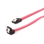 Кабель интерфейсный SATA Cablexpert CC-SATAM-DATA90, 50см, угловой разъем, 7pin/7pin, защелка, пакет