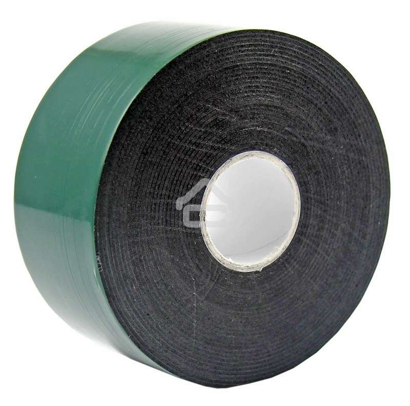 Двухсторонний скотч Rexant, черная, вспененная ЭВА основа, 40 мм, ролик 5 м