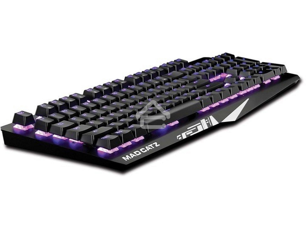 Клавиатура проводная игровая Mad Catz S.T.R.I.K.E. 4 (Cherry Red Switch, RGB подсветка, аллюминиевая рама, USB)