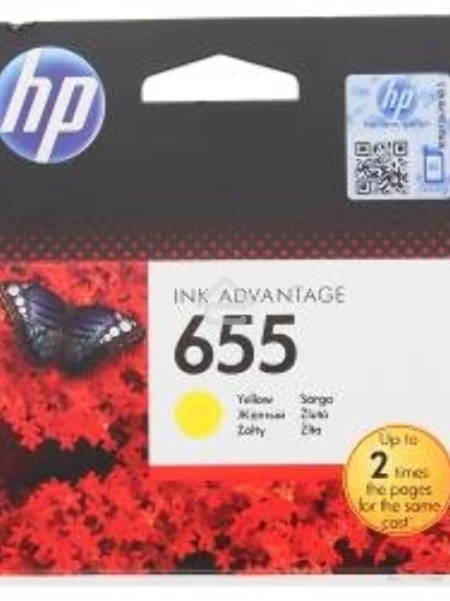 Картридж струйный HP 655 CZ112AE желтый для HP DJ IA 3525/4615/4625/5525/6525 (600стр.)
