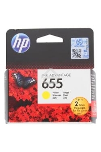 Картридж струйный HP 655 CZ112AE желтый для HP DJ IA 3525/4615/4625/5525/6525 (600стр.)