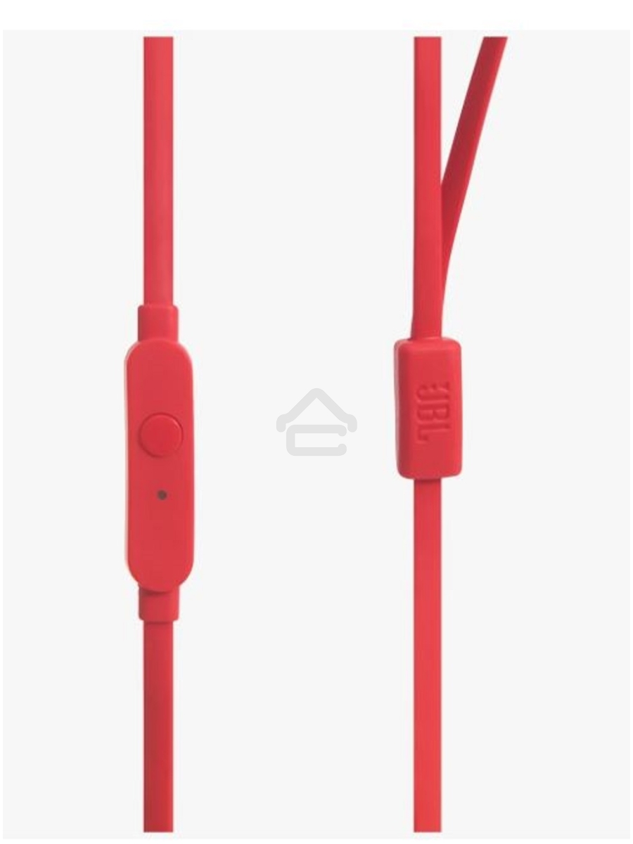 Наушники-гарнитура JBL T110 красный