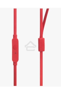 Наушники-гарнитура JBL T110 красный