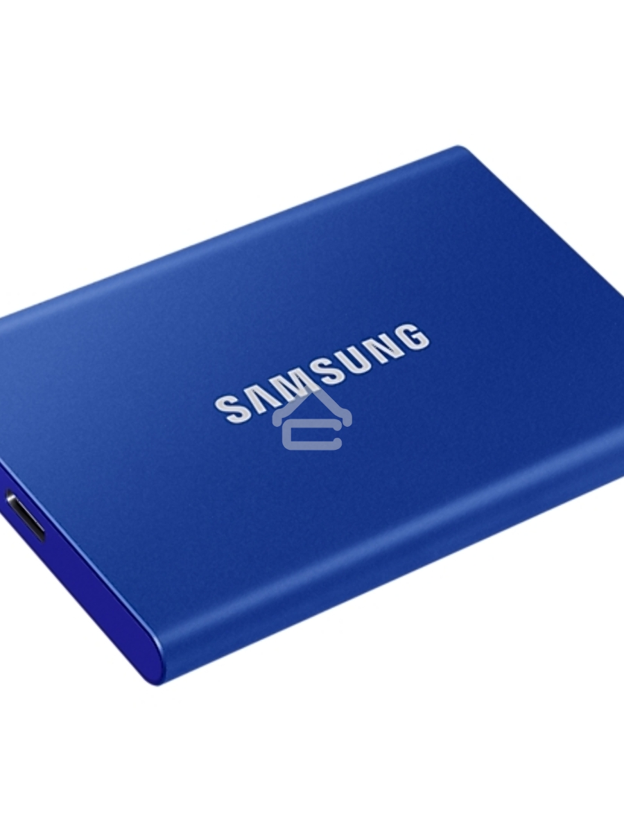 Твердотельный накопитель Samsung SSD 2TB T7, USB Type-C, R/W 1000/1050MB/s, Blue