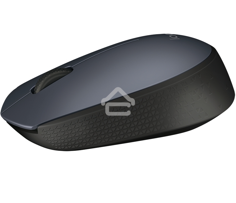 Мышь беспроводная Logitech M170 черный/темно-серый, 1000 dpi, радиоканал, USB, кнопки - 3