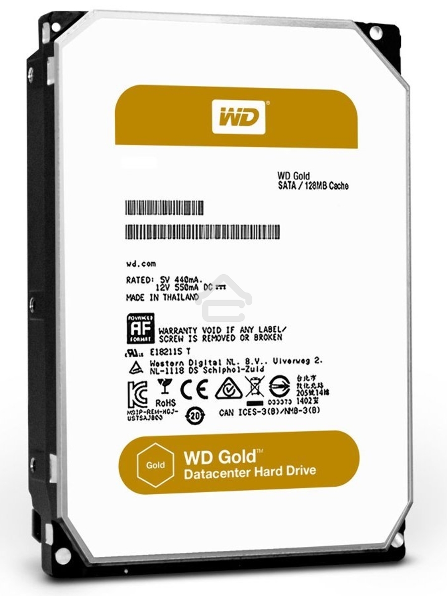 Жесткий диск WD Original SATA-III 2Tb WD2005FBYZ Gold (7200rpm) 128Mb 3.5