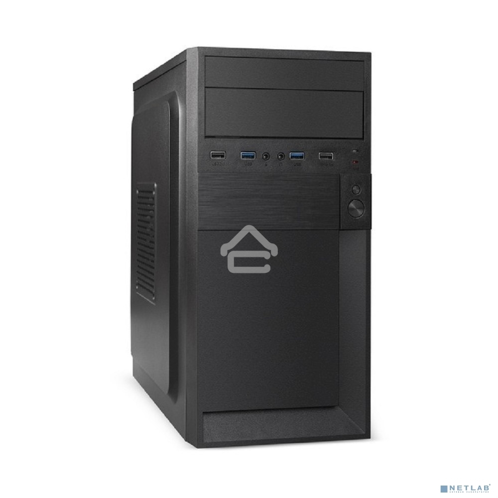Компьютерный корпус Minitower ExeGate EX291146RUS BAA-105U2-01-AAA400 (mATX, БП AAA400 с вент. 8см, 2*USB+2*USB 3.0, аудио, черный)