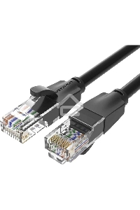Патч-корд Vention прямой UTP cat.6, RJ45 - 10м. Черный