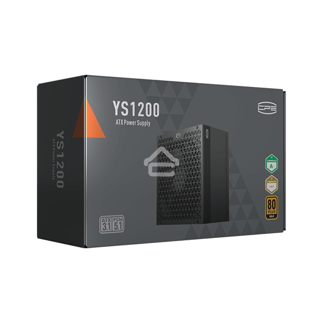 Блок питания PCCooler P5-YS1200-G1F черный 1200W 80 PLUS Gold, 135мм, модульный, черный