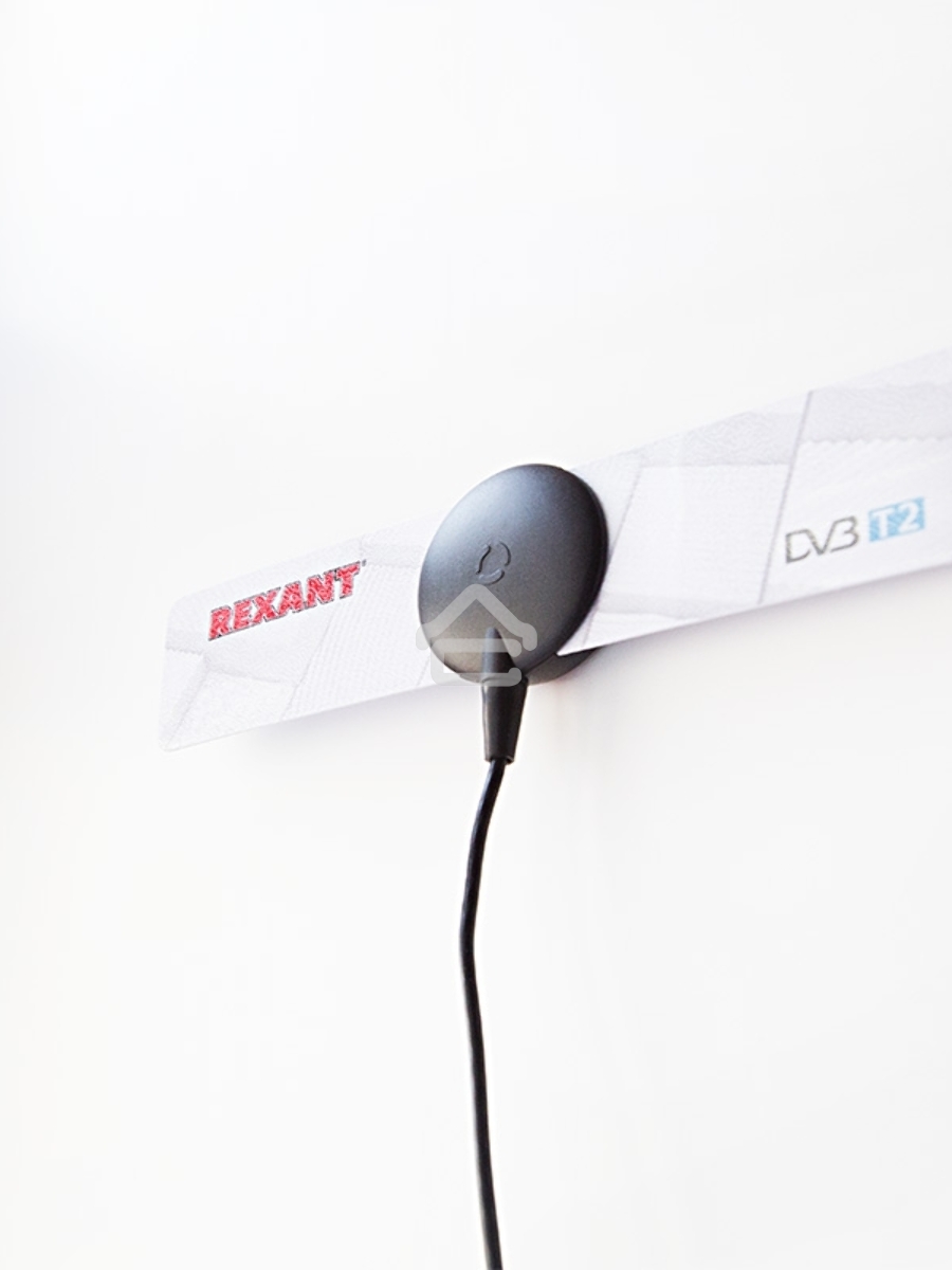 ТВ антенна комнатная для цифрового телевидения DVB-T2 на присоске, RX-255 Rexant