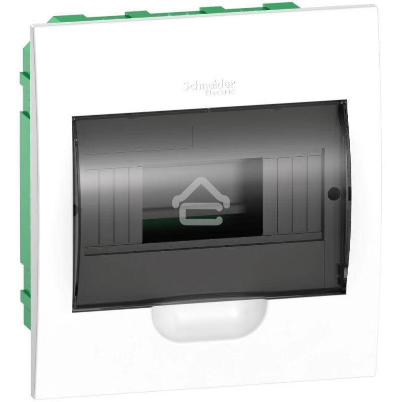 Бокс СП EASY9 встраив. с прозрачной дверью 1ряд 8мод. SchE