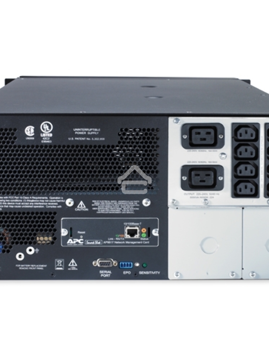 Источник бесперебойного питания APC Smart-UPS SUA5000RMI5U 4000Вт 5000ВА черный