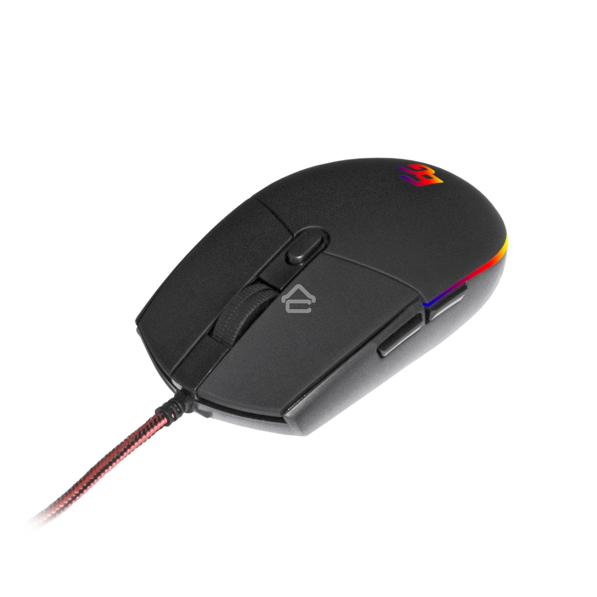 Мышь проводная ExeGate SL-9066 черный, 2400 dpi, USB, кнопки - 6