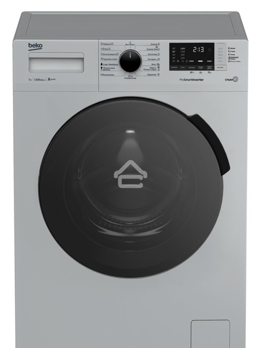 Стиральная машина Beko RSPE78612S серебристый, загрузка фронтальная 7 кг, 1200 об/мин., класс: А
