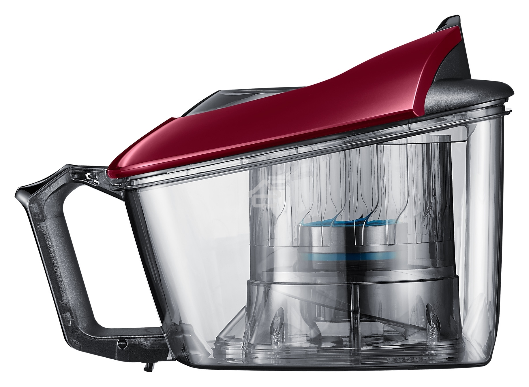 Пылесос Samsung VC18M31A0HP бордовый/черный, 380/1800 Вт, уборка сухая, пылесборник контейнер 2 л