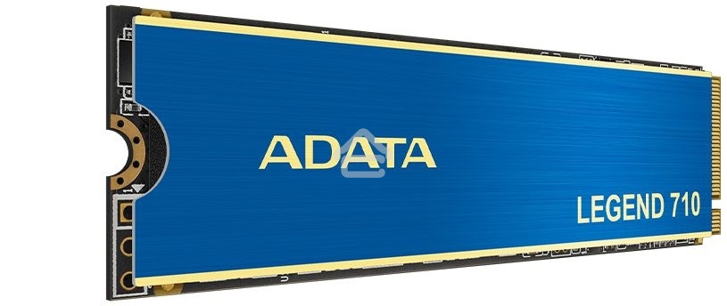 Накопитель SSD ADATA LEGEND 710, 256Gb, PCIe 3.0 x4, M.2 2280, NVMe, R/W 2100/1000, с радиатором