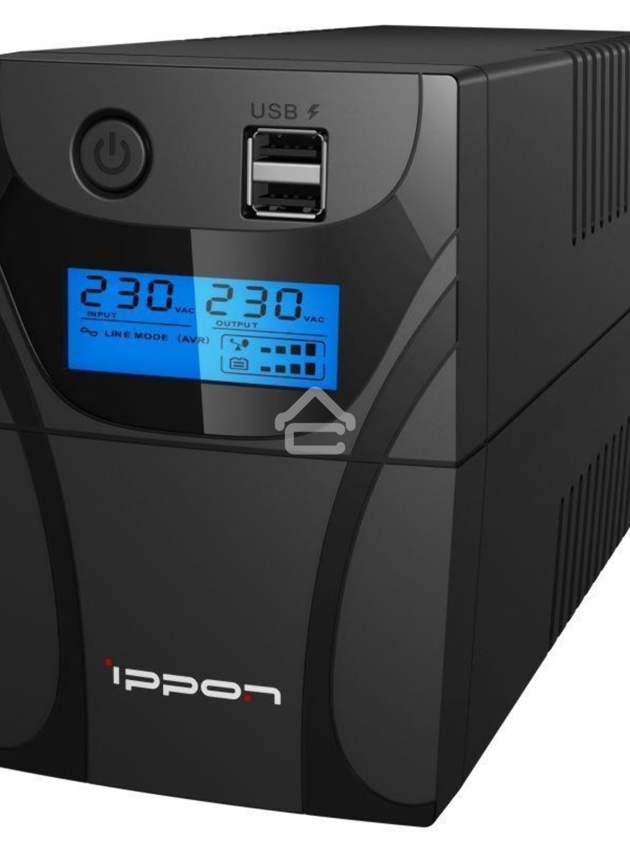 Источник бесперебойного питания Ippon Back Power Pro II 500 300Вт 500ВА черный