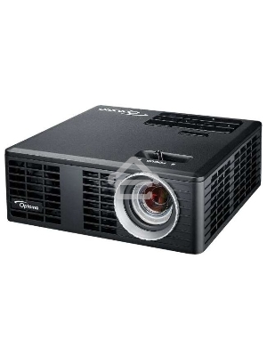 Проектор Optoma ML750e (DLP, LED, WXGA 1280x800, 700Lm, 15000:1, HDMI, USB, MHL, MicroSD, 1x1W speaker, 3D Ready, led 20000hrs, Black, 0.38kg)