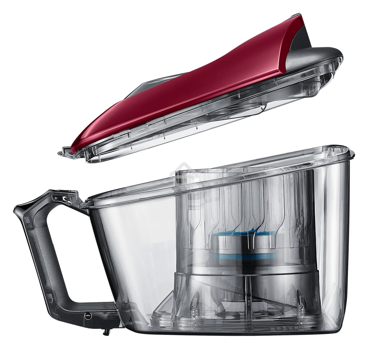 Пылесос Samsung VC18M31A0HP бордовый/черный, 380/1800 Вт, уборка сухая, пылесборник контейнер 2 л